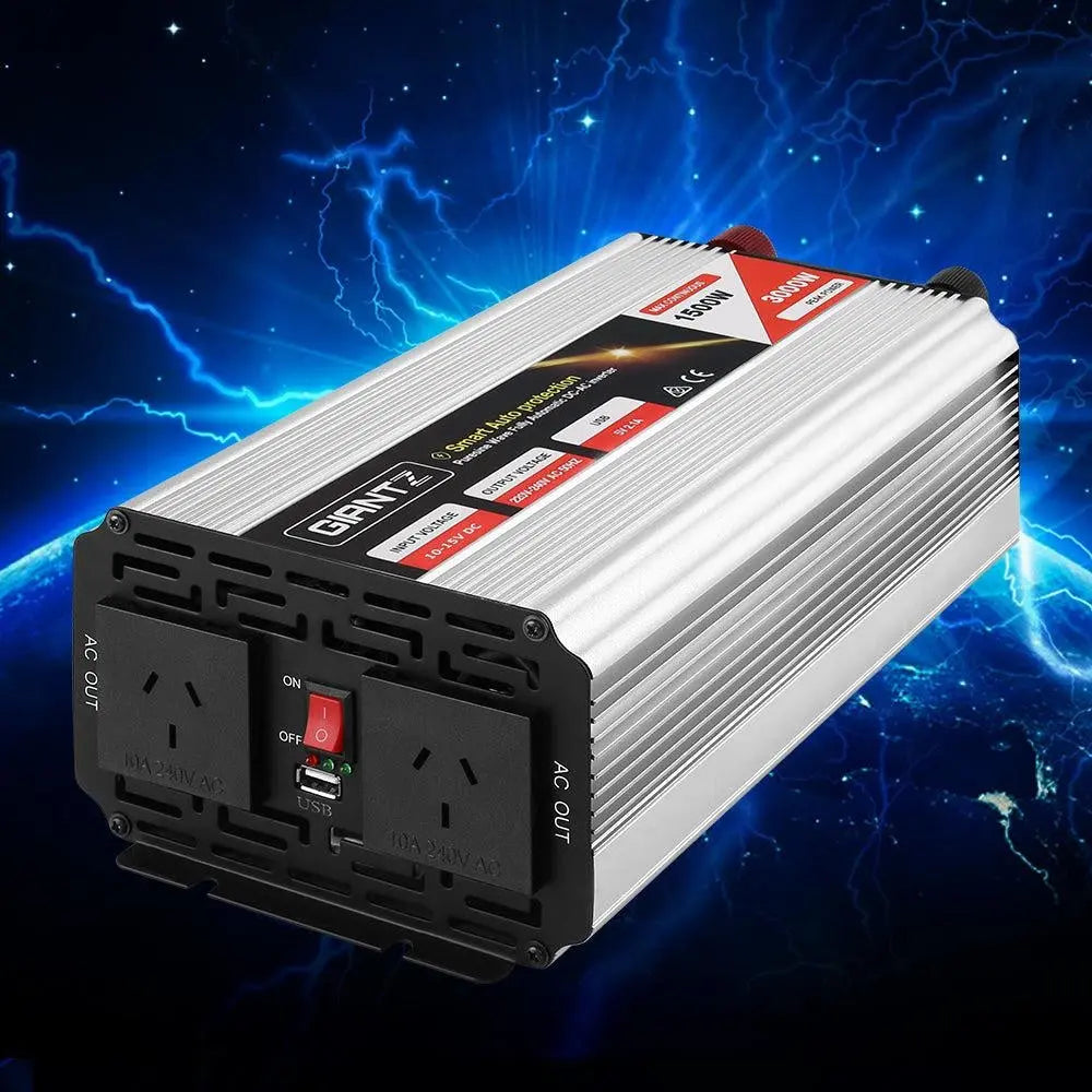 Giantz 1500W Puresine Wave DC-AC Power Inverter Deals499