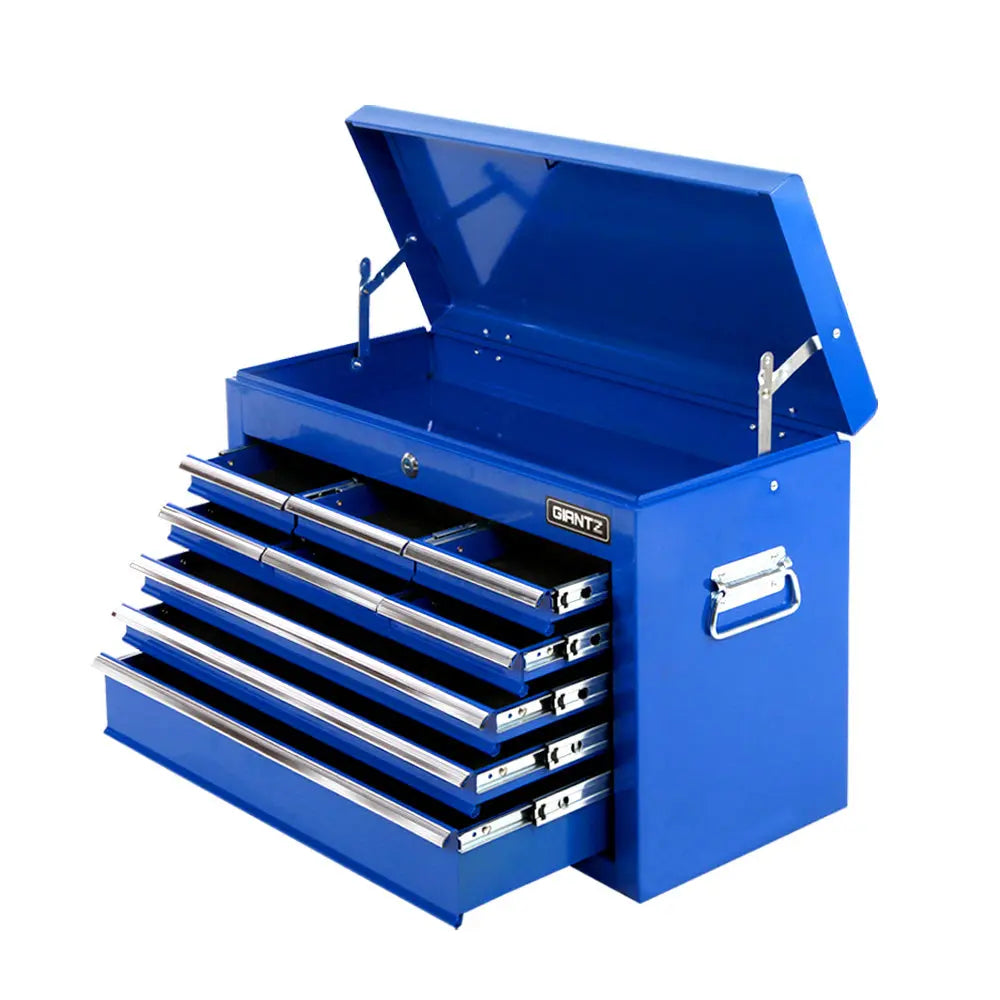 Giantz 9 Drawer Mechanic Tool Box Cabinet Storage - Blue Deals499