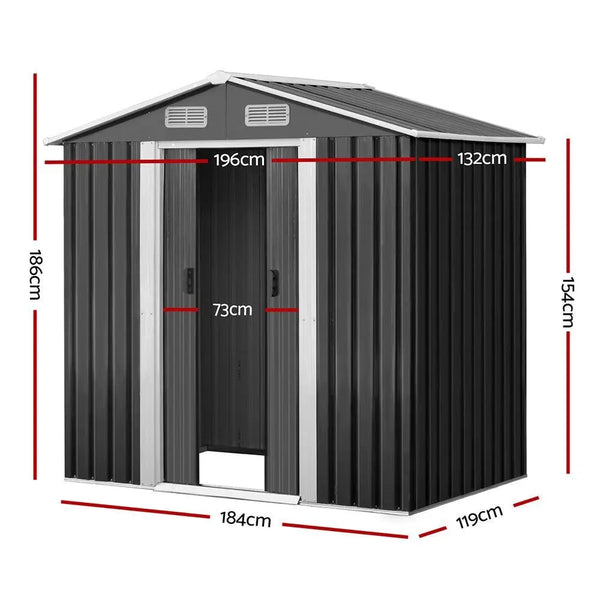 Giantz Garden Shed Outdoor Storage Sheds Tool Workshop 1.96X1.32M Deals499