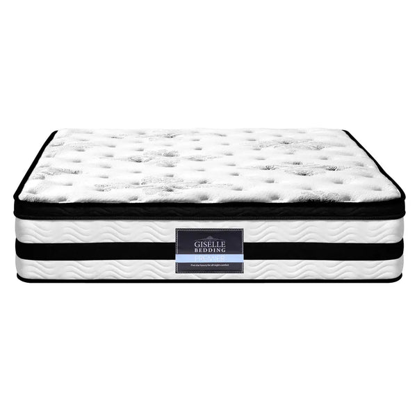 Giselle Bedding 34cm Mattress Euro Top Pocket Spring Super King from Deals499 at Deals499