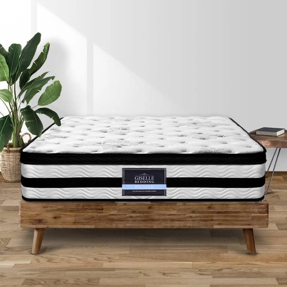 Giselle Bedding 34cm Mattress Euro Top Pocket Spring Super King from Deals499 at Deals499