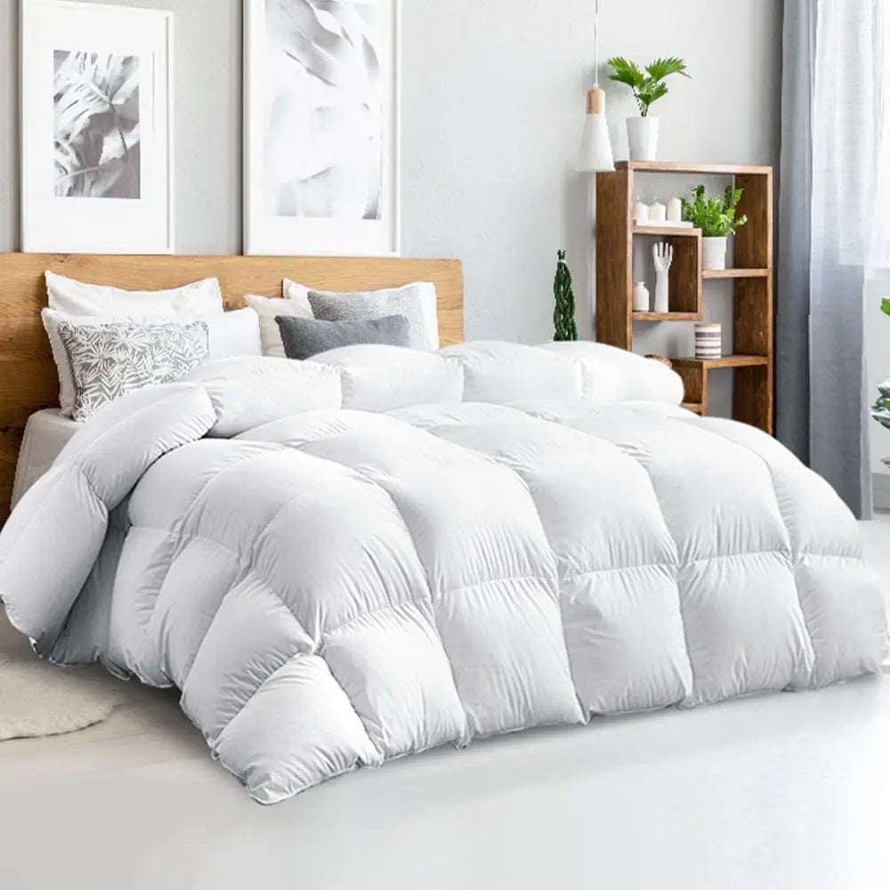 Giselle Bedding King Size 500GSM Goose Down Feather Quilt from Deals499 at Deals499