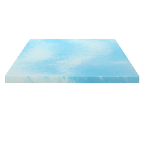 Giselle Cool Gel Memory Foam Topper Mattress Toppers w/ Bamboo Cover 5cm SINGLE Deals499