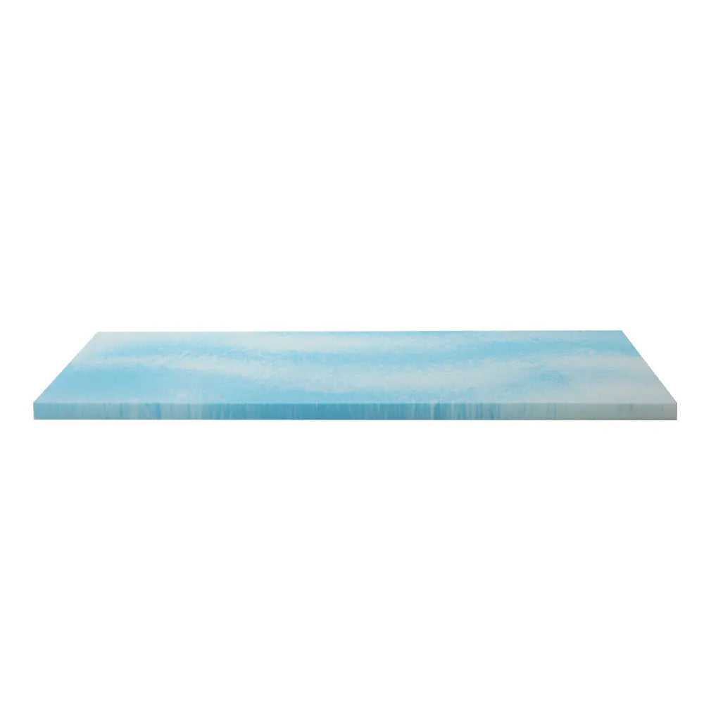 Giselle Cool Gel Memory Foam Topper Mattress Toppers w/ Bamboo Cover 5cm SINGLE Deals499