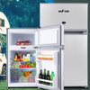 Glacio 65L Portable Fridge Bar Freezer Cooler Upright 12V/24V/240V Caravan Car Silver Deals499