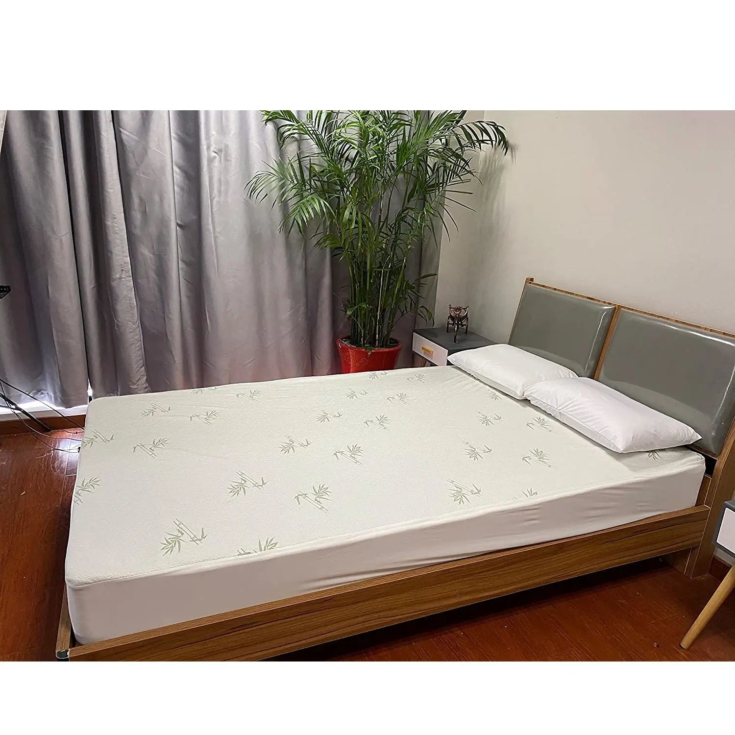 Gominimo Bamboo Jacquard Mattress Protector Double GO-MP-118-TC from Deals499 at Deals499