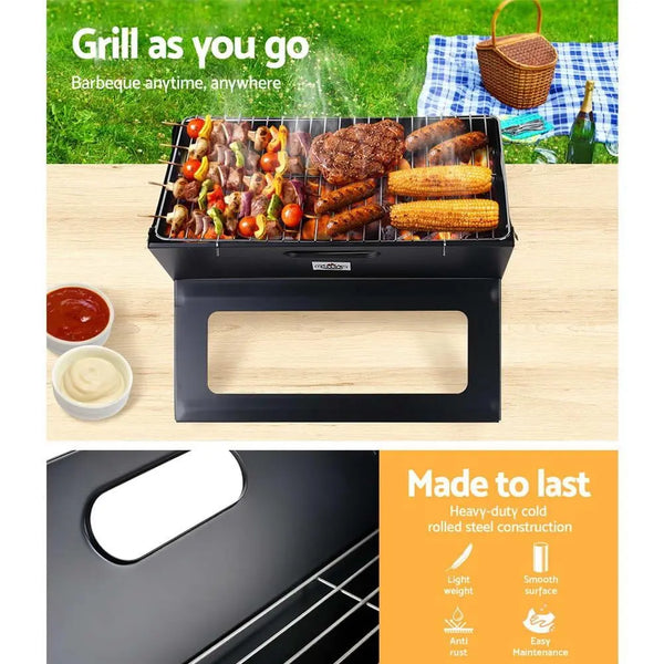 Grillz Notebook Portable Charcoal BBQ Grill Deals499