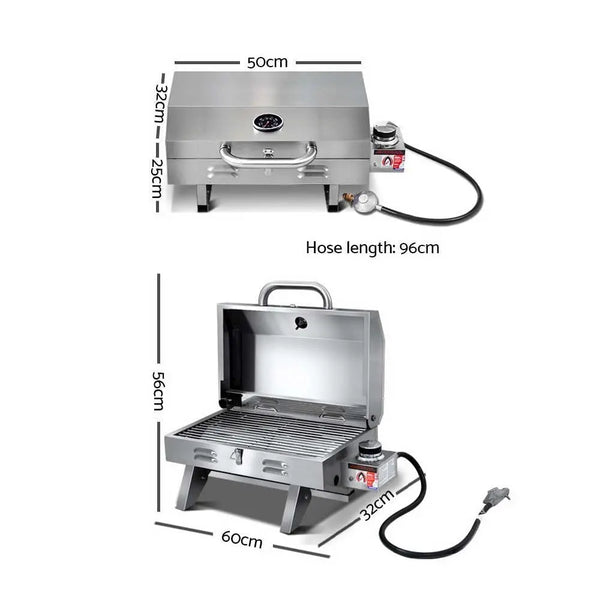 Grillz Portable Gas BBQ Grill Heater Deals499