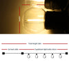 Jingle Jollys 59m LED Festoon String Lights Outdoor Decor Wedding Party Home Deals499