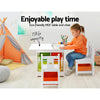 Keezi 3 PCS Kids Table and Chairs Set Children Furniture Play Toys Storage Box Deals499