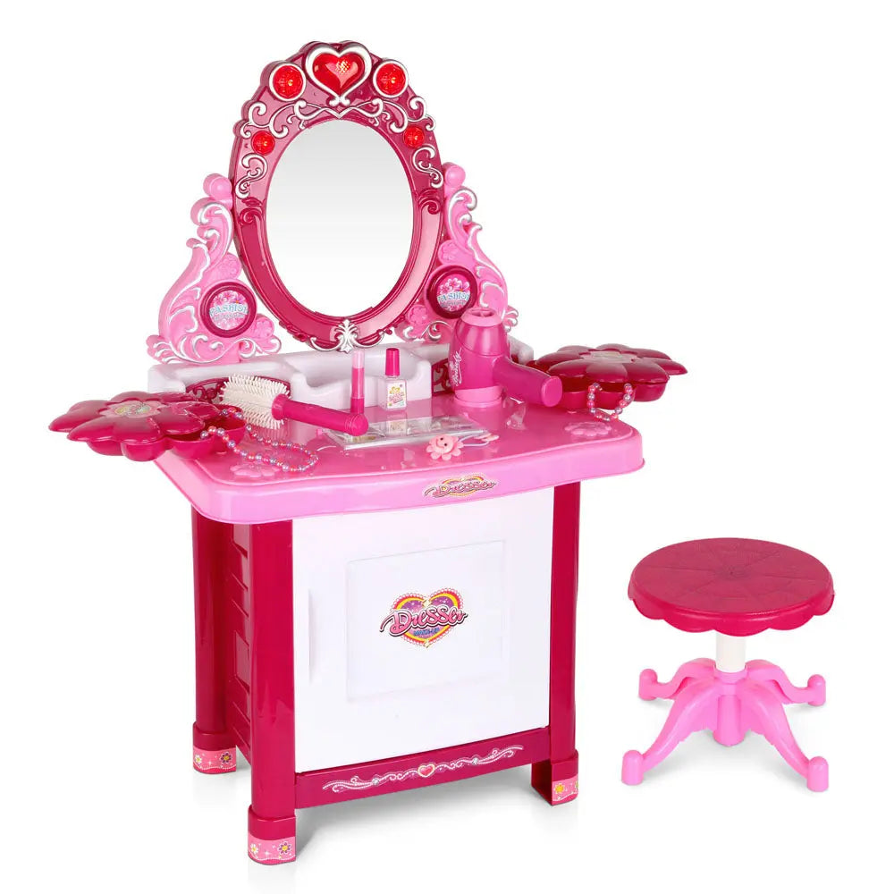 Keezi 30 Piece Kids Dressing Table Set - Pink Deals499