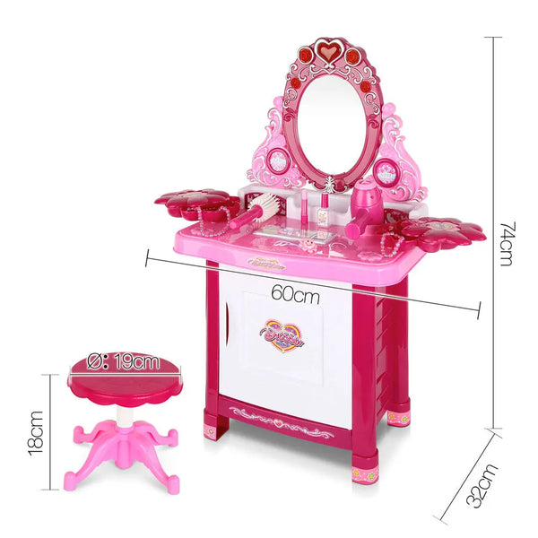 Keezi 30 Piece Kids Dressing Table Set - Pink Deals499