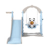 Keezi Kids 170cm Slide and Swing Set Playground Basketball Hoop Ring Outdoor Toys Blue Deals499