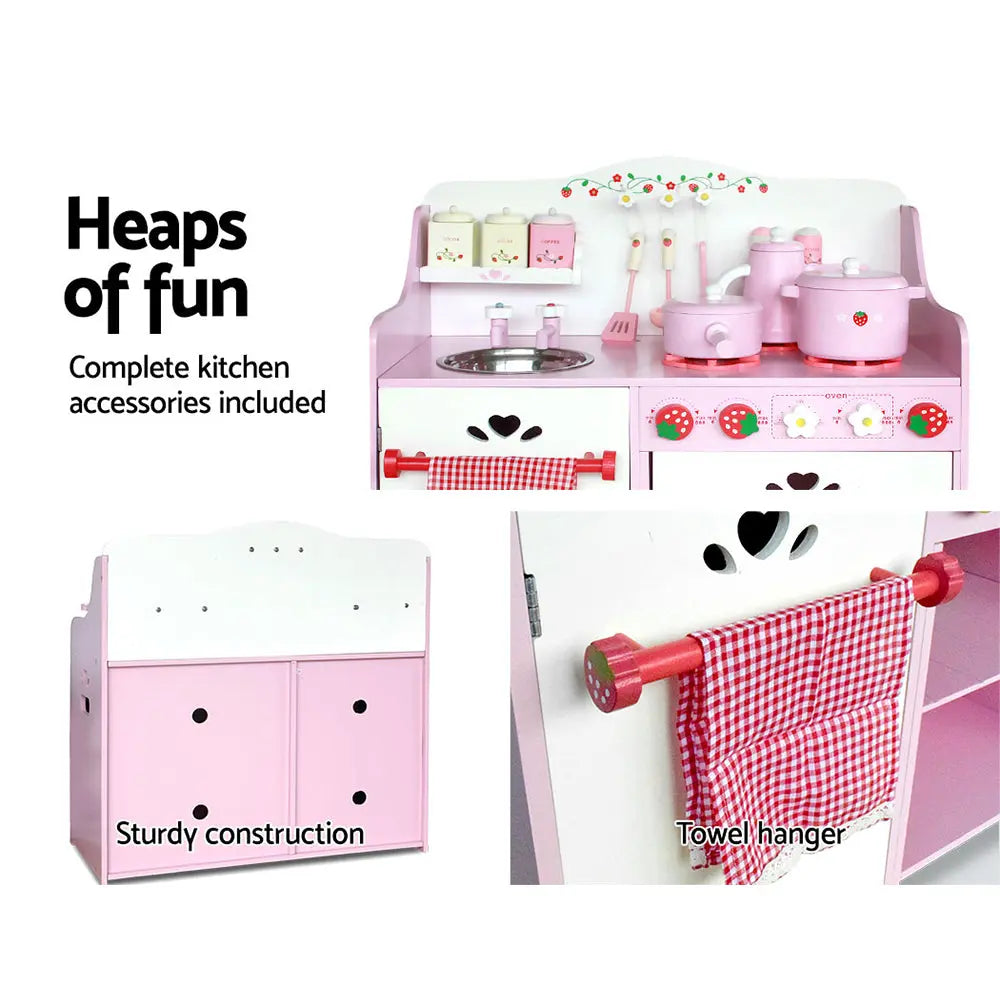 Keezi Kids Kitchen Play Set - Pink Deals499