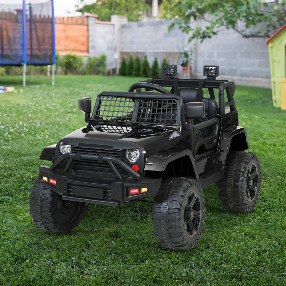 Rigo Kids Ride On Car Electric 12V Car Toys Jeep Battery Remote Control Black Deals499