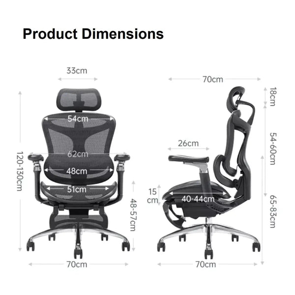 SIHOO A3 Doro C300 Ergonomics Executive Office Chair with Footrest Black from Deals499 at Deals499