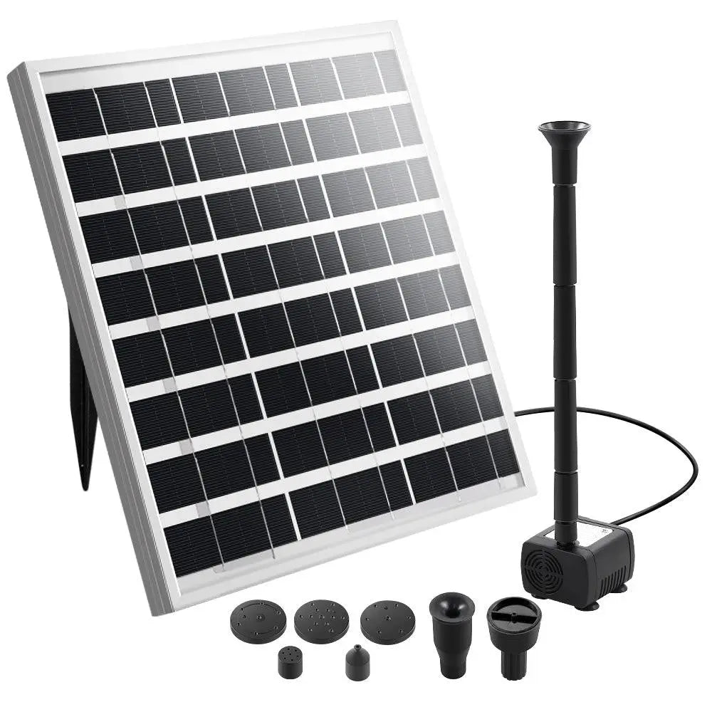 Solar Pond Pump Powered Outdoor Garden Water Pool Kit Large Panel 8.2 FT Deals499