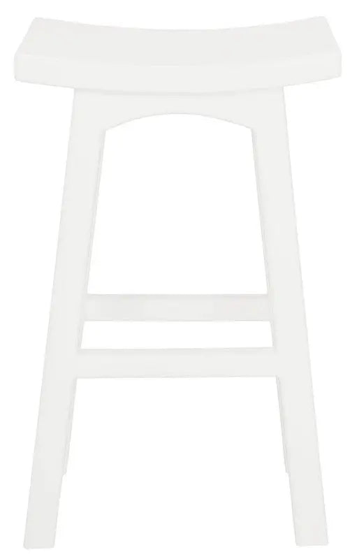 Tokyo Solid Mahogany Timber Barstool (White) from Deals499 at Deals499