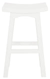 Tokyo Solid Mahogany Timber Barstool (White) from Deals499 at Deals499