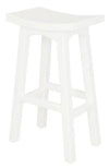 Tokyo Solid Mahogany Timber Barstool (White) from Deals499 at Deals499