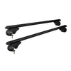 Universal Car Roof Rack 1200mm Cross Bars Aluminium Black Adjustable  Car 90kgs load Carrier Deals499