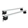 Universal Car Roof Rack 1390mm Upgraded Holder Cross Bars  Aluminium Silver Adjustable Car 90kgs load Carrier Deals499