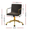 Velvet Office Chair Executive Computer Chairs Adjustable Desk Chair Armchair Deals499