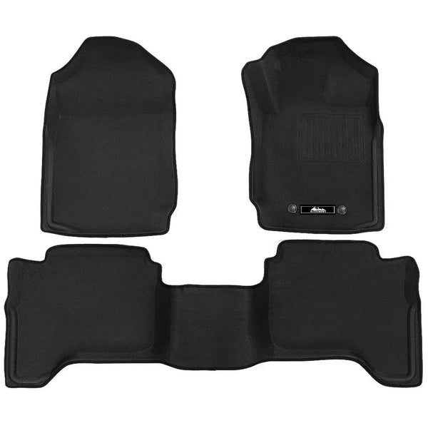 Weisshorn Ford Ranger Car Floor Mats PX PX2 PX3 Dual Cab 2011-2019 3D Rubber Deals499