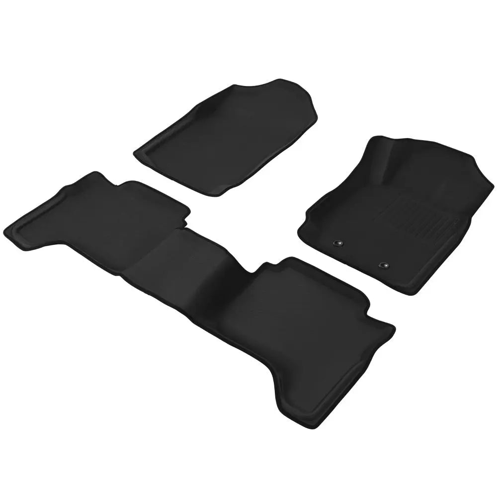 Weisshorn Ford Ranger Car Floor Mats PX PX2 PX3 Dual Cab 2011-2019 3D Rubber Deals499