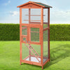 i.Pet Bird Cage Wooden Pet Cages Aviary Large Carrier Travel Canary Cockatoo Parrot XL Deals499