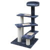 i.Pet Cat Tree 100cm Trees Scratching Post Scratcher Tower Condo House Furniture Wood Steps Deals499