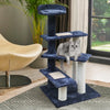 i.Pet Cat Tree 100cm Trees Scratching Post Scratcher Tower Condo House Furniture Wood Steps Deals499