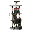 i.Pet Cat Tree 180cm Trees Scratching Post Scratcher Tower Condo House Furniture Wood Deals499