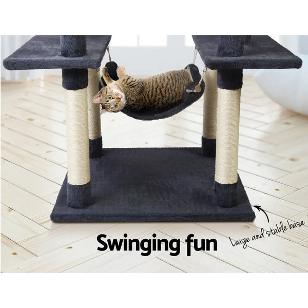 i.Pet Cat Tree 184cm Trees Scratching Post Scratcher Tower Condo House Furniture Wood Deals499