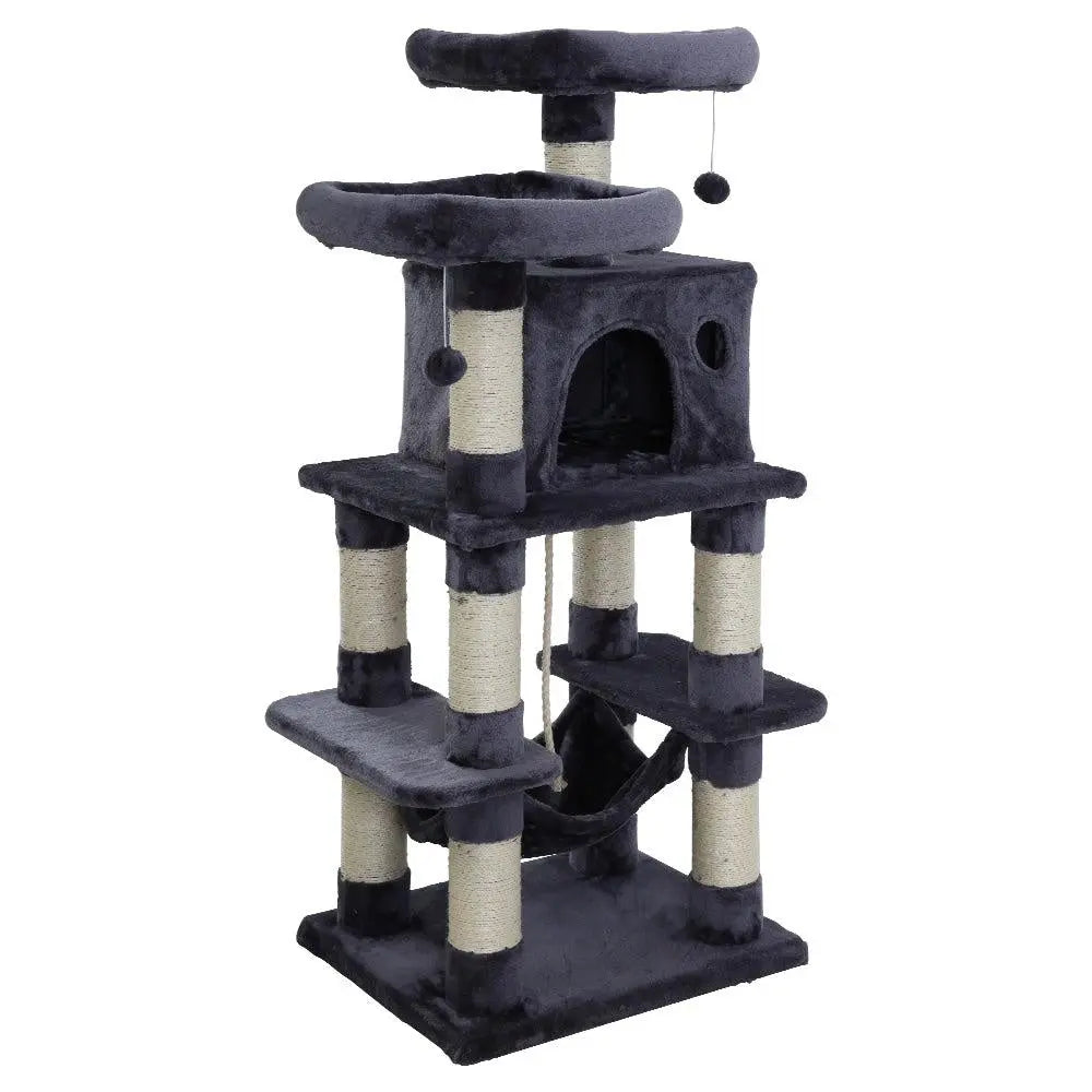 i.Pet Cat Tree Trees Scratching Post Scratcher Tower Condo House Furniture Wood Deals499