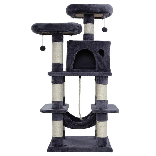 i.Pet Cat Tree Trees Scratching Post Scratcher Tower Condo House Furniture Wood Deals499