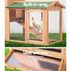 i.Pet Chicken Coop Rabbit Hutch 138cm Wide Wooden Pet Hutch Deals499