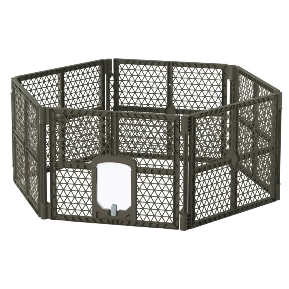 i.Pet Pet Dog Playpen Enclosure 6 Panel Fence Puppy Cage Plastic Play Pen Fold Deals499