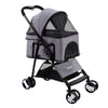 i.Pet Pet Stroller Dog Carrier Foldable Pram 3 IN 1 Middle Size Grey Deals499