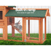 i.Pet Rabbit Hutch Chicken Coop Wooden Cage Pet Hutch 220cm x 52cm x 84cm Deals499