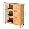 i.Pet Rabbit Hutch Wooden Cage Pet hutch Chicken Coop 91.5cm x 46cm x 116.5cm Deals499