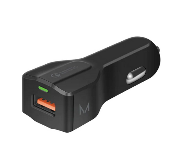 MOYORK WATT 15W Mechanical Wireless Qi Car Charger + Suction & Vent Mount - Black Deals499