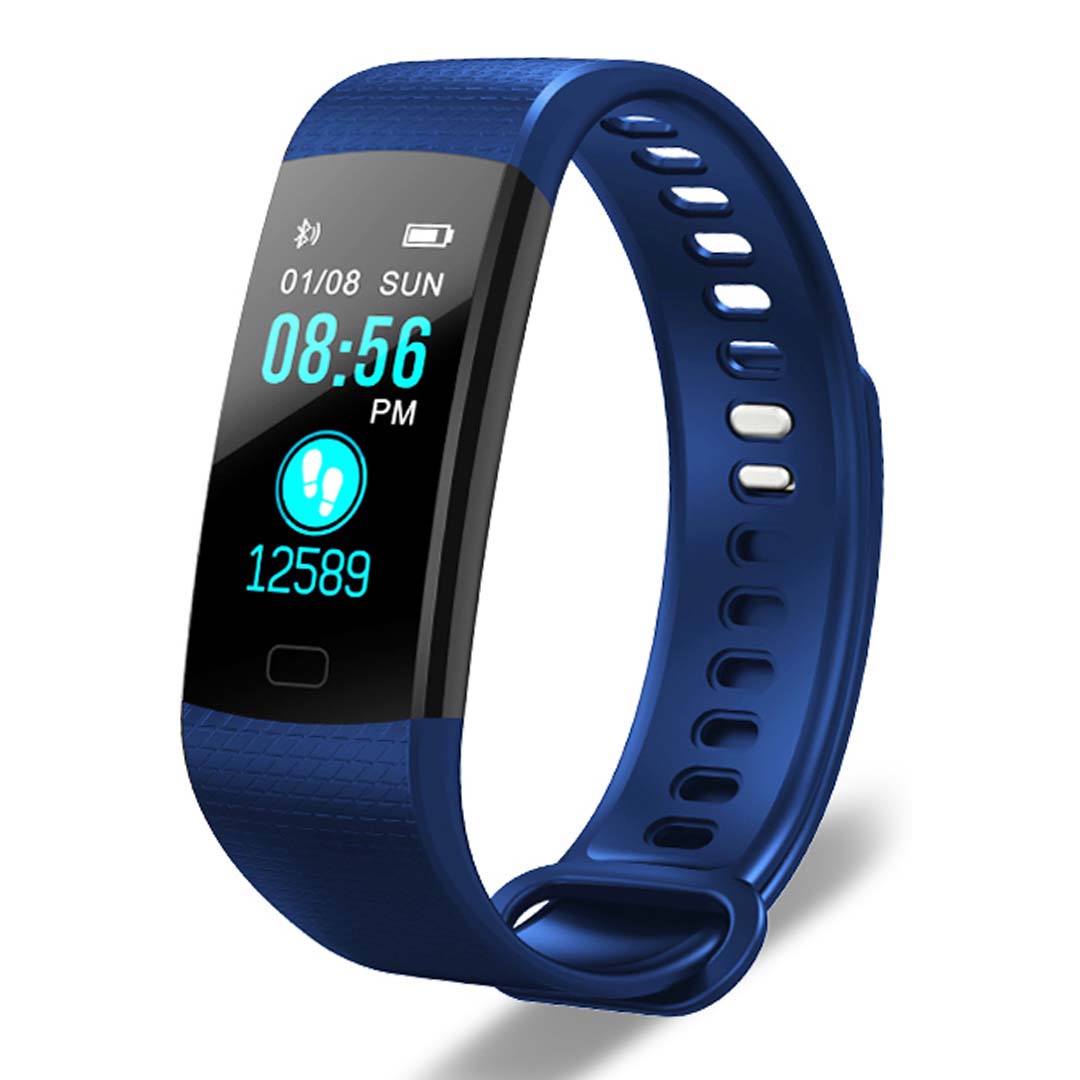 SOGA Sport Smart Watch Health Fitness Wrist Band Bracelet Activity Tracker Blue Soga