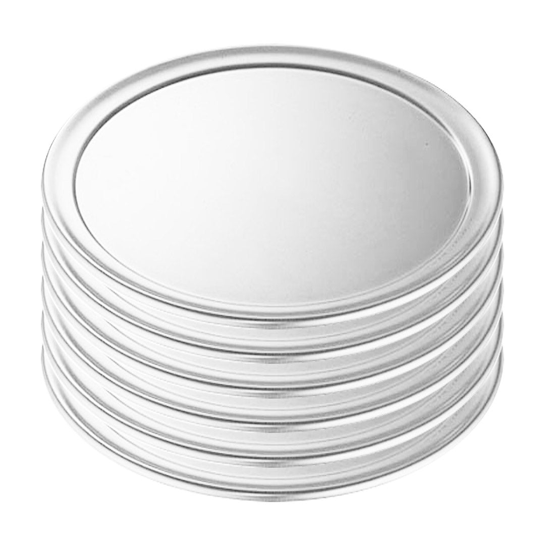 SOGA 6X 8-inch Round Aluminum Steel Pizza Tray Home Oven Baking Plate Pan Soga