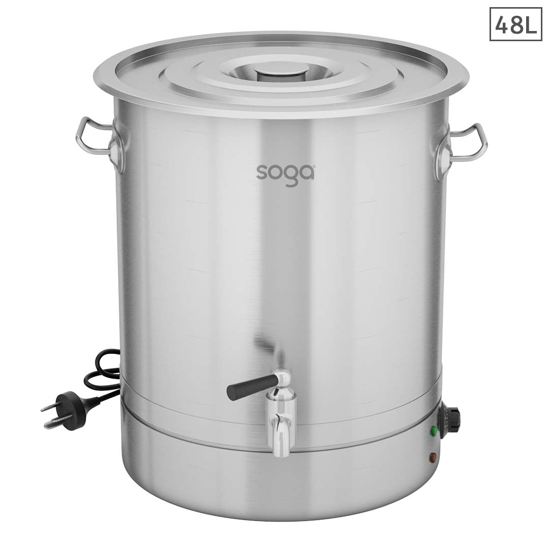 SOGA 48L Stainless Steel URN Commercial Water Boiler 2200W Soga