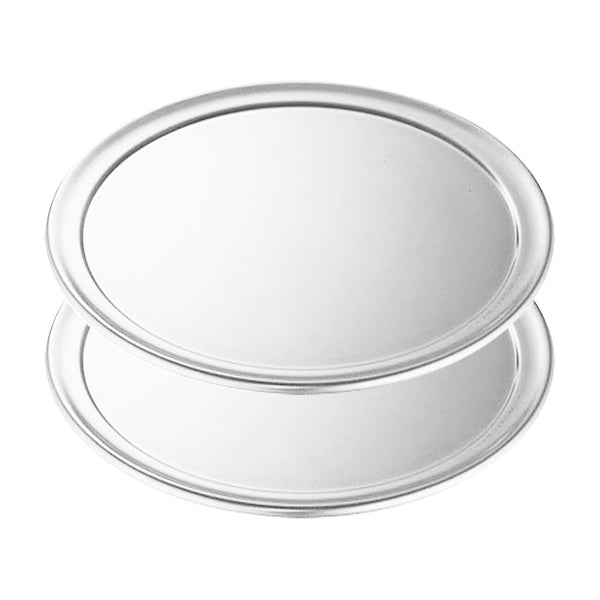 SOGA 2X 15-inch Round Aluminum Steel Pizza Tray Home Oven Baking Plate Pan Soga