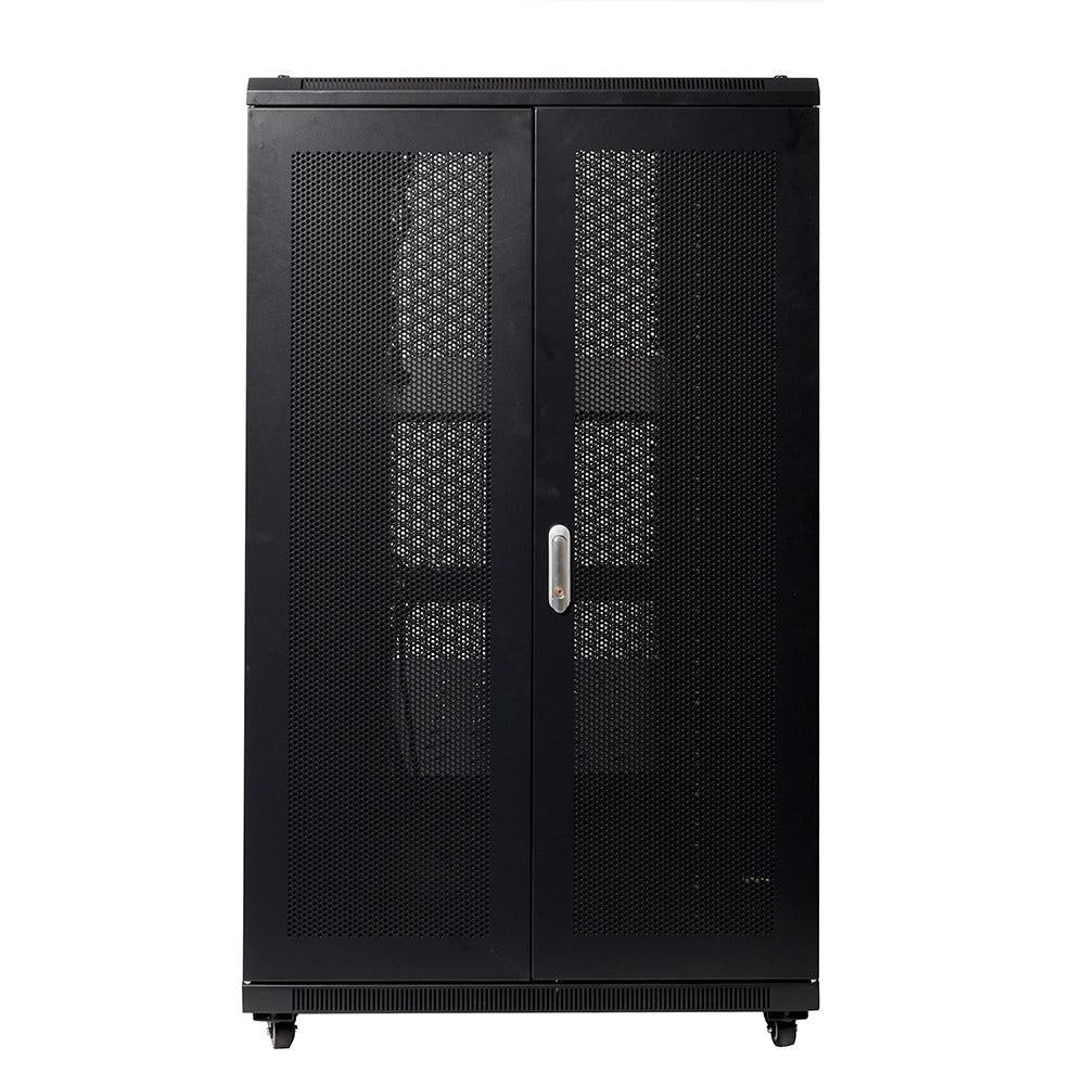 27RU 800mm Wide x 1000mm Deep Server Rack with Bi-Fold Mesh Doors Deals499