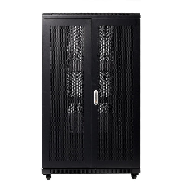 27RU 800mm Wide x 1000mm Deep Server Rack with Bi-Fold Mesh Doors Deals499