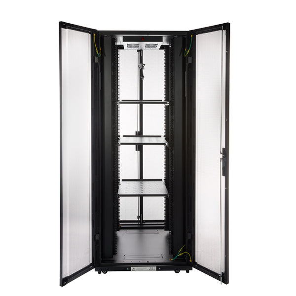 45RU 800mm Wide x 1070mm Deep Premium Server Rack With Bi-Fold Mesh Door Deals499