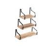 Levede Floating Shelf Brackets Display Shelves Bookshelf Wall Mount Rack Storage Deals499